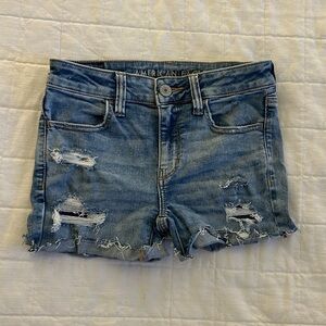 American Eagle Outfitters Women's Distressed Denim Shorts